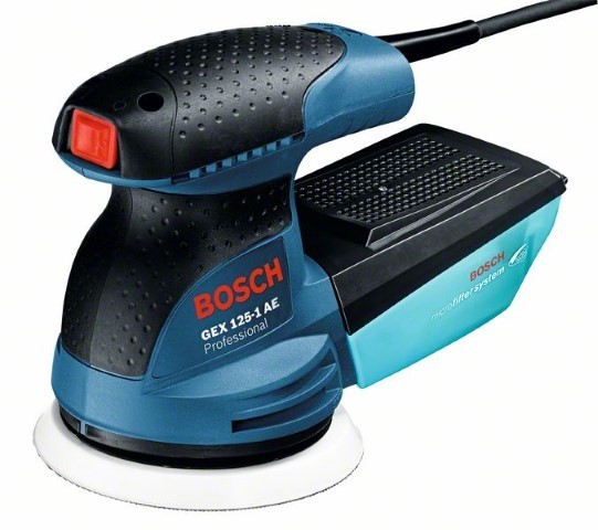 BOSCH RANDOM ORBIT SANDER GEX125-1AE 250W MICROFILTER DUST EXTRACTION